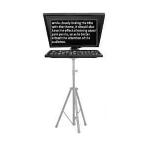 DESVIEW T22 PROFESSIONAL TELEPROMPTER