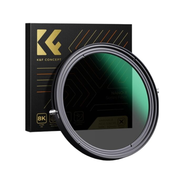 K&F NANO D VARIABLE ND 2-32 & CPL 82MM