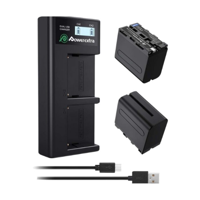 Power Extra Dual USB NPF BATTERY CHARGER