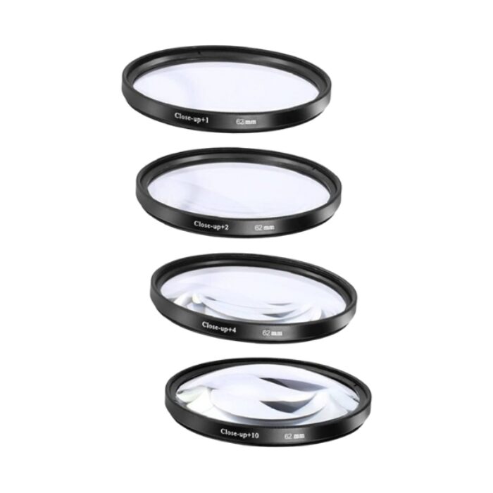 eWINNER +1/+2/+4/+10 LENS SET FILTERS CLOSE UP 62MM