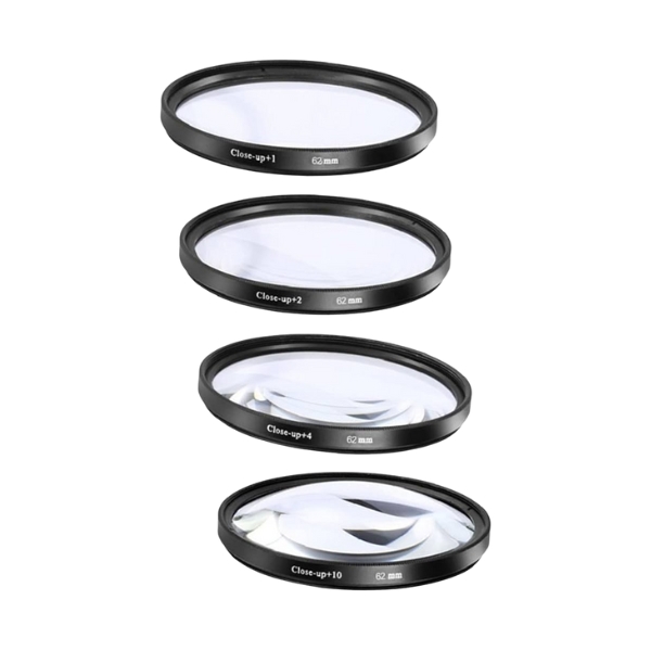 eWINNER +1/+2/+4/+10 LENS SET FILTERS CLOSE UP 62MM